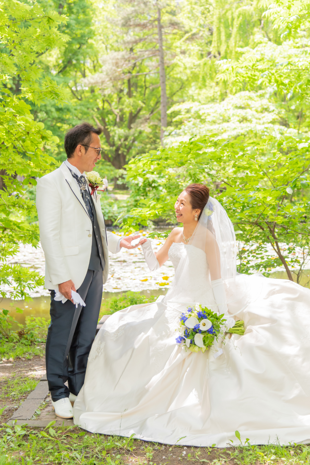 狐の嫁入り 手作りお面でWedding Photo【お客様の声】 | ウェディング